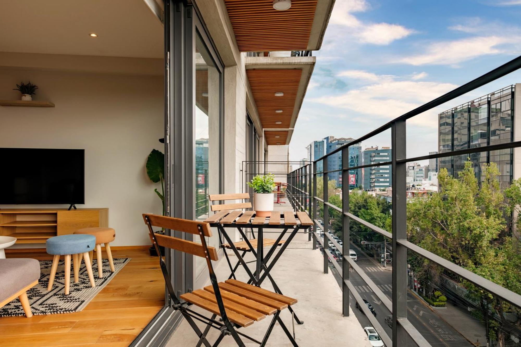 Modern Apartments La Condesa Pet Friendly Мехико Экстерьер фото